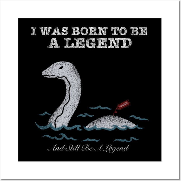 born to be a legend Wall Art by opoyostudio